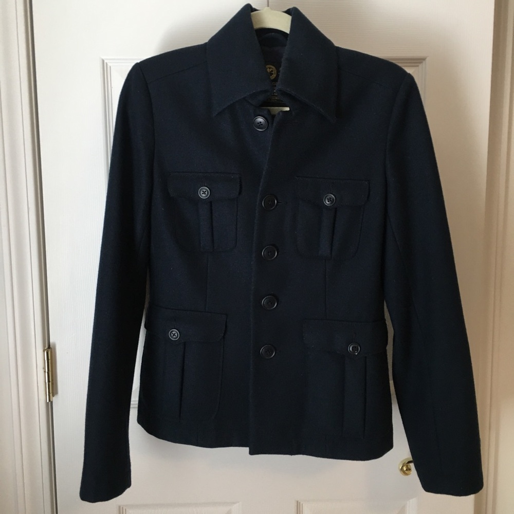 Lucky Brand Wool Military Coat